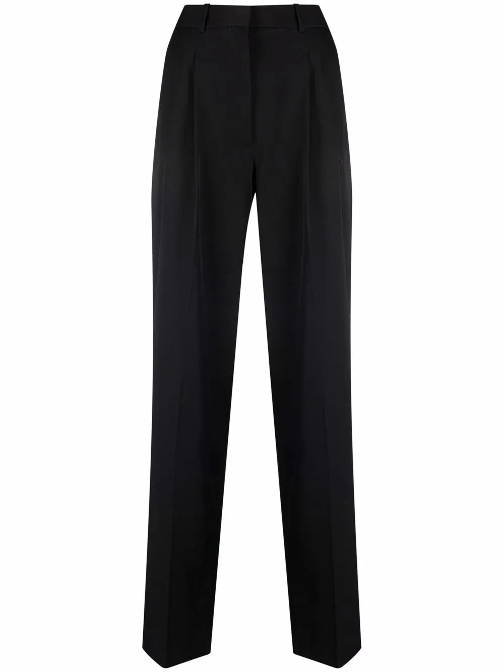 high-waisted straight-leg trousers | Farfetch Global