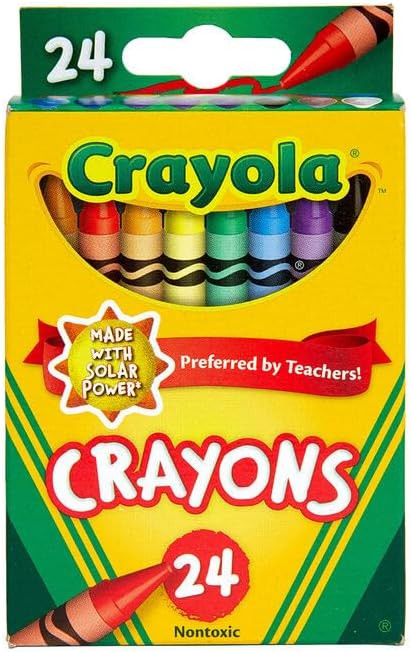 975 Supply 1 pack Crayons, Classic Colors, Crayons For Kids, School Crayons, Assorted Colors - 24... | Amazon (US)