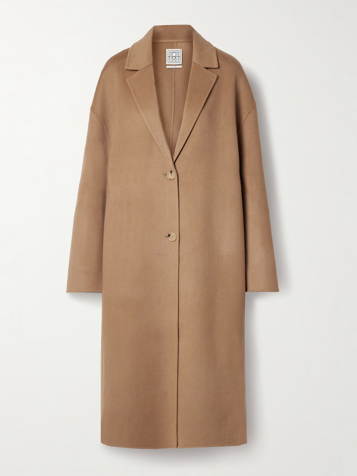 TOTEME - Oversized Wool Coat - Brown | NET-A-PORTER (US)