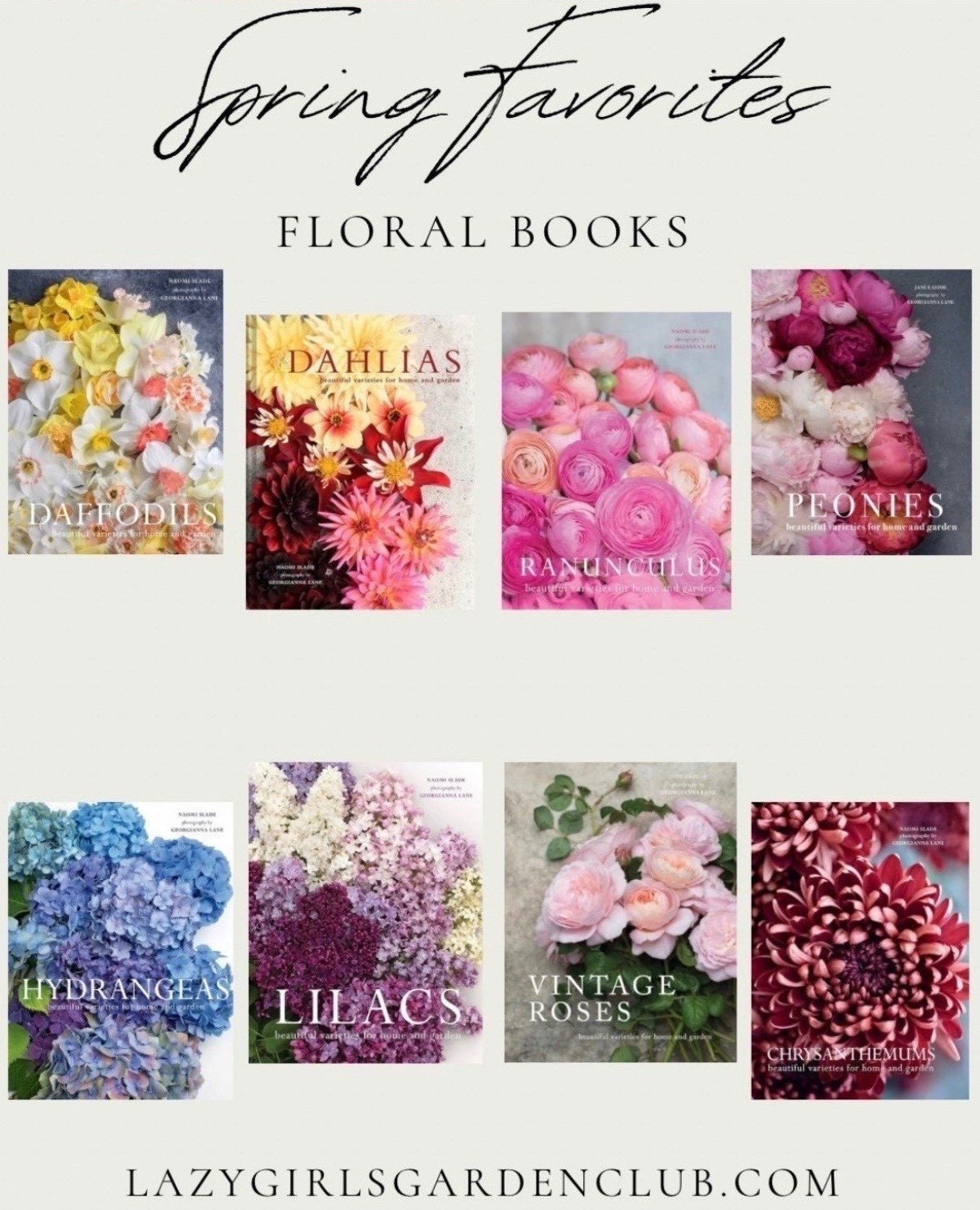 Floral books to bring the essence of spring into your home

Spring gardening, spring home decor, spring florals, spring flowers 



#LTKSeasonal #LTKHome #LTKSaleAlert