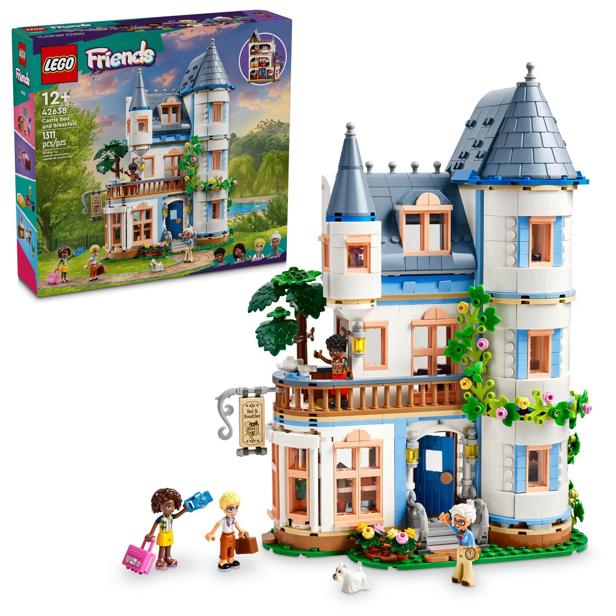LEGO Friends Castle Bed and Breakfast Hotel Playset with Mini Dolls 42638 | Target