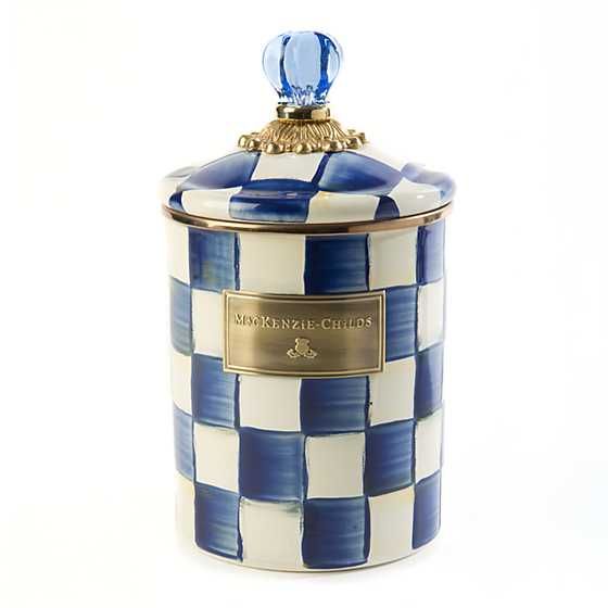 Royal Check Canister - Medium | MacKenzie-Childs