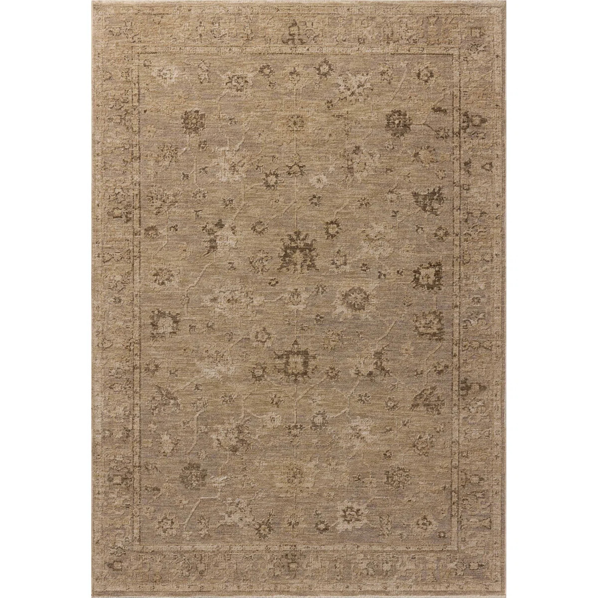 Bungalow Rose Wrobel Taupe / Natural Area Rug | Wayfair North America