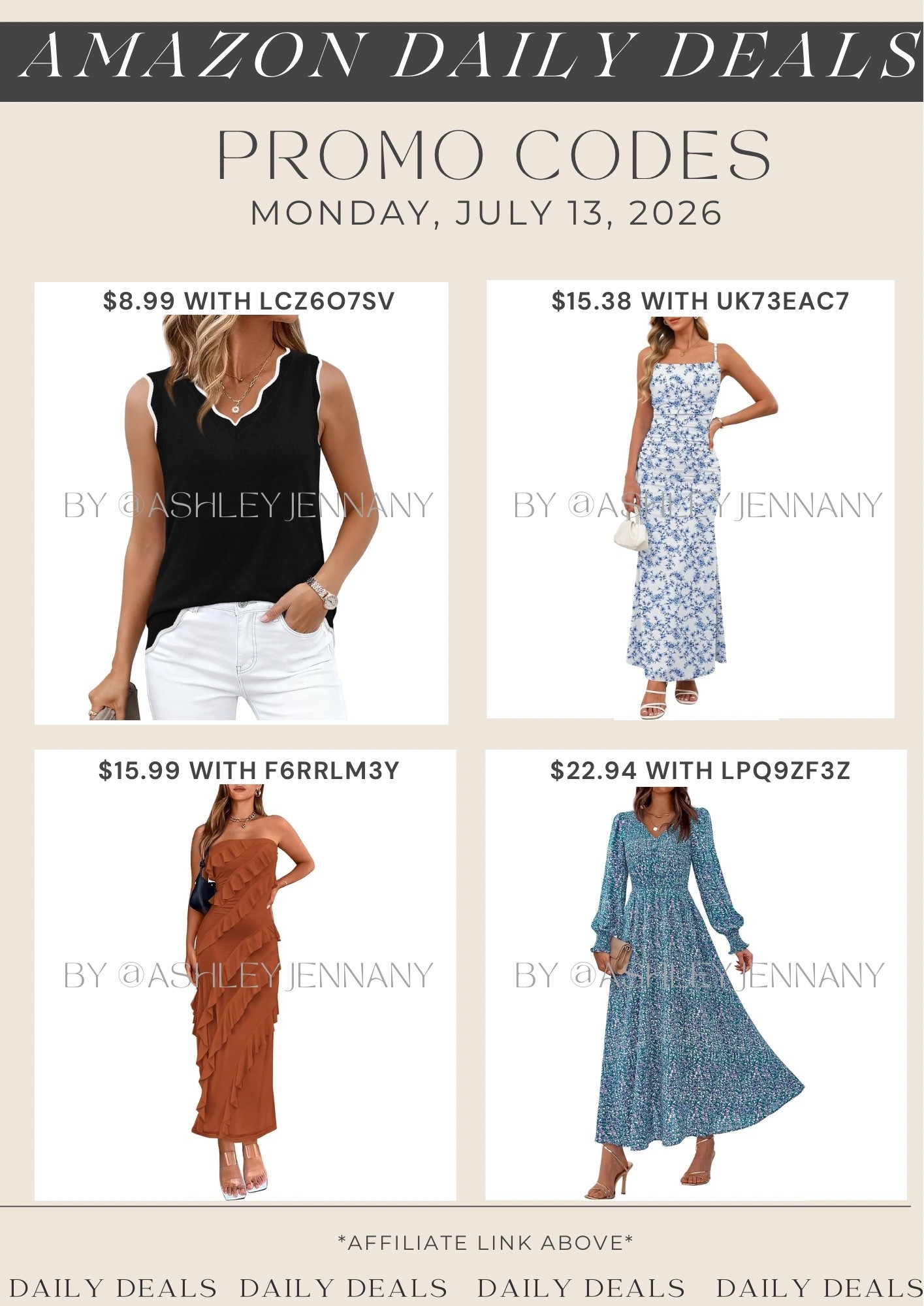 Amazon deals

#LTKSaleAlert #LTKMidsize #LTKootd
