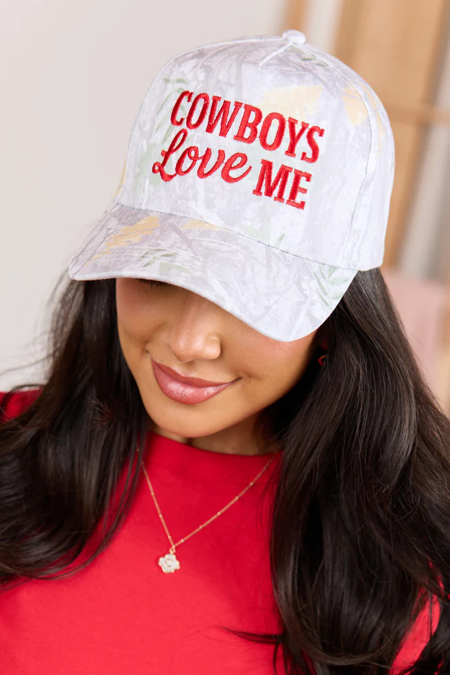 Cowboys Love Me Trucker Hat | Pink Lily