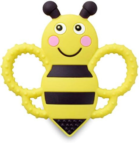 sweetbee Buzzy Bee Teether Toy, Multi-Textured, Soft & Soothing, Easy to Hold (BPA Free, Freezer ... | Amazon (US)