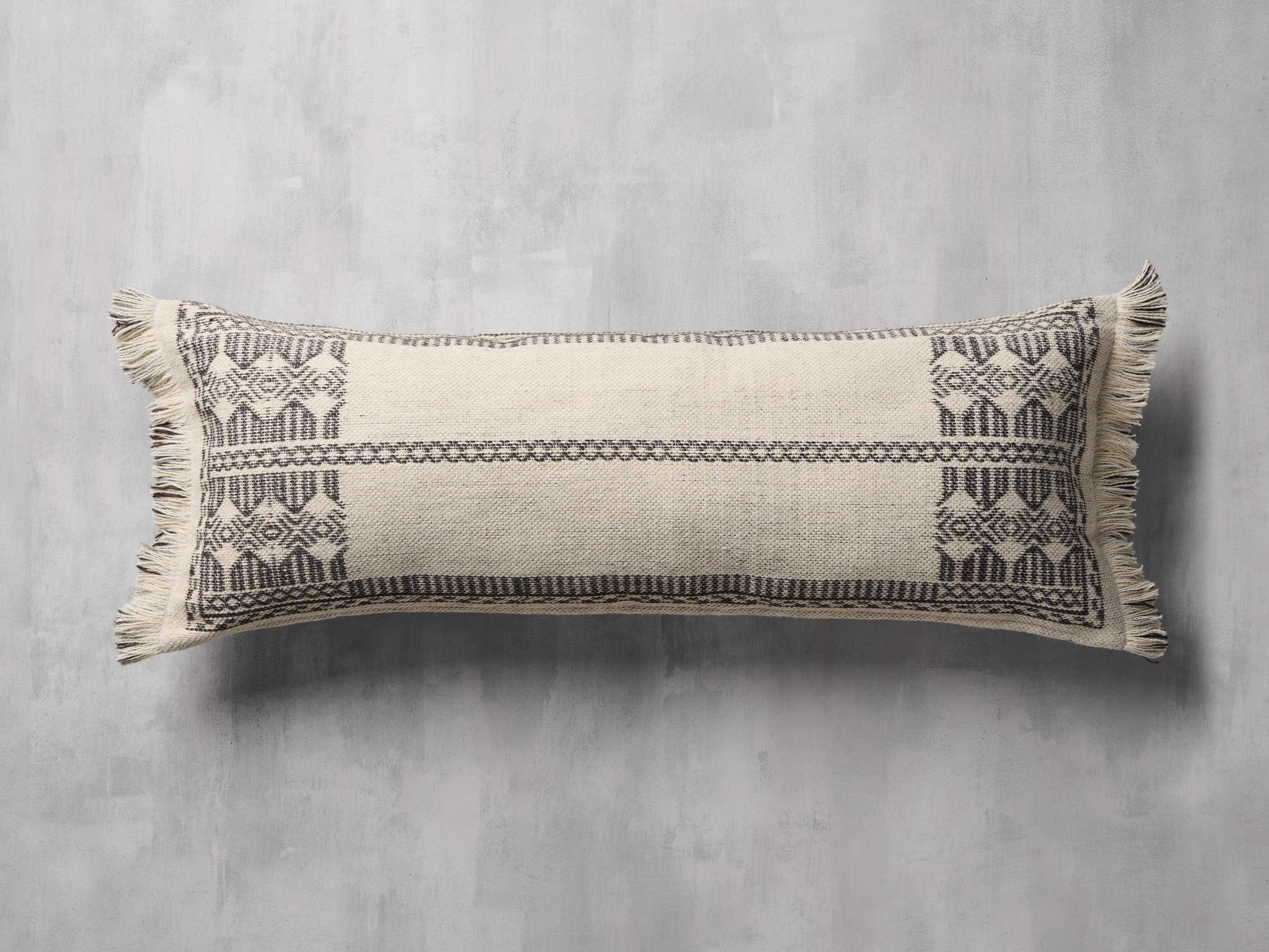Andros Outdoor Lumbar Pillow Cover | Arhaus
