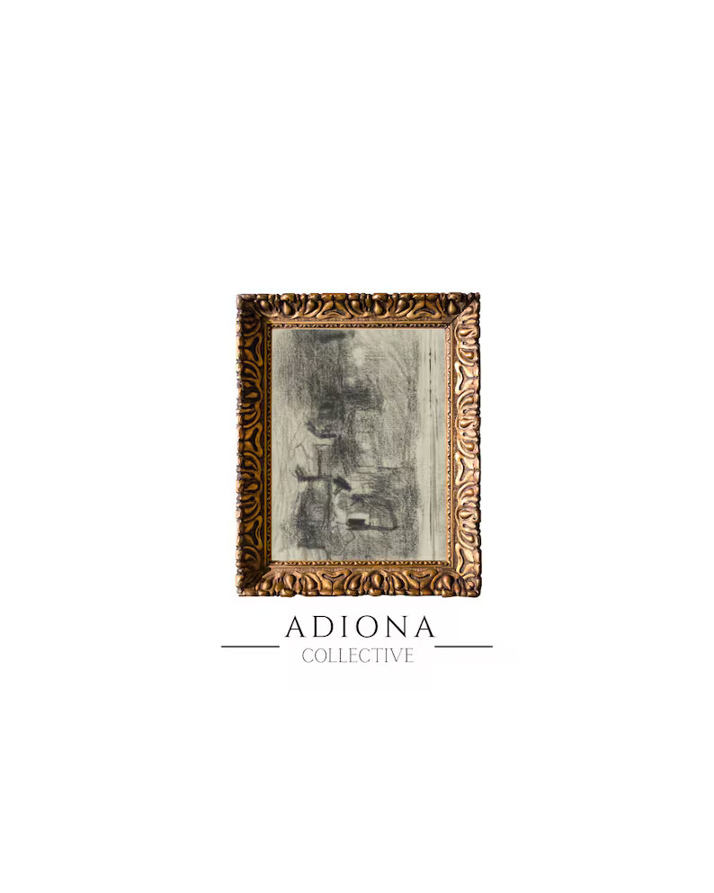 Vintage Abstract Sketch Moody Sketch Black Chalk Art Vintage Artwork Printable Artwork PRINTABLE ... | Etsy (US)