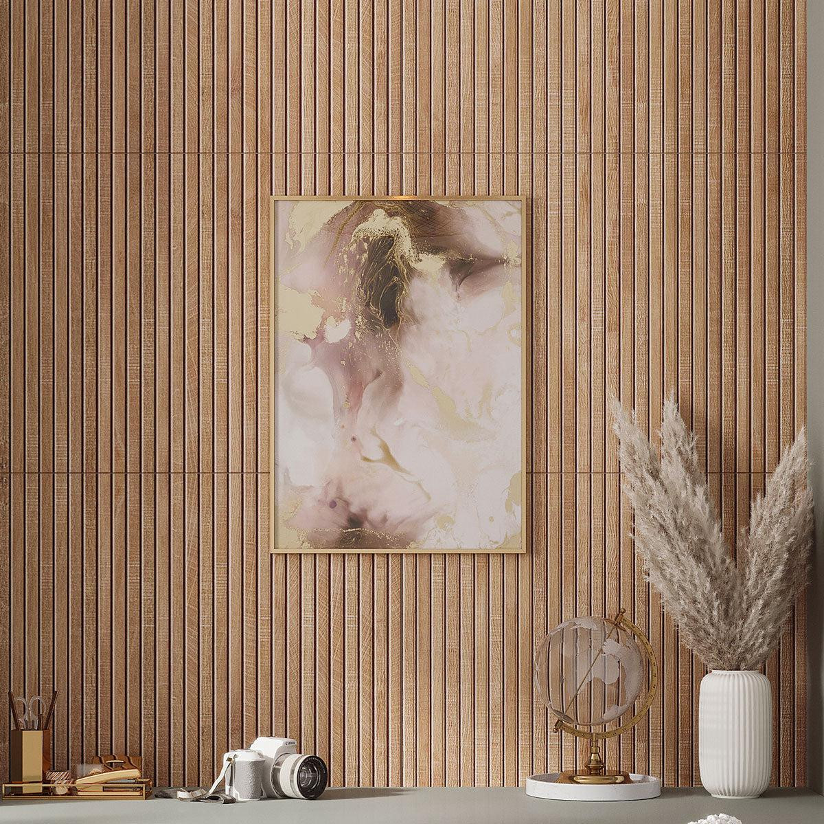 Japandi Natural Slat Wall Tile | Tile Club