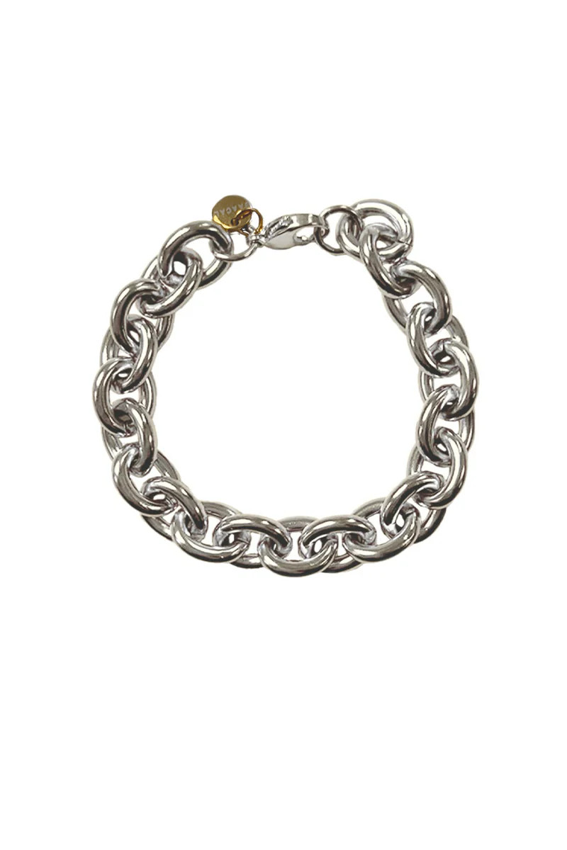 Chunky O Silver Chain Bracelet | BAACAL Limited, LLC