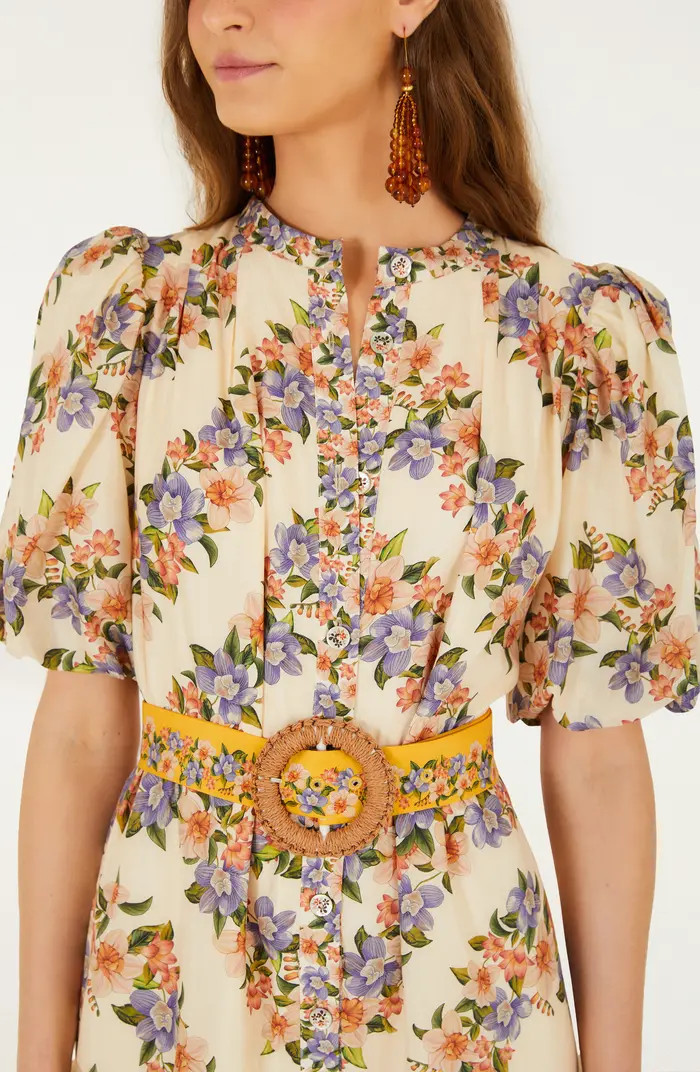 Hilo Stripes & Sand Belted Minidress | Nordstrom