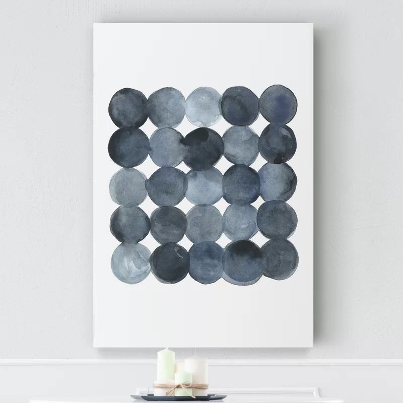 Blue Gray Density I - Minimalistic on Canvas | Wayfair North America