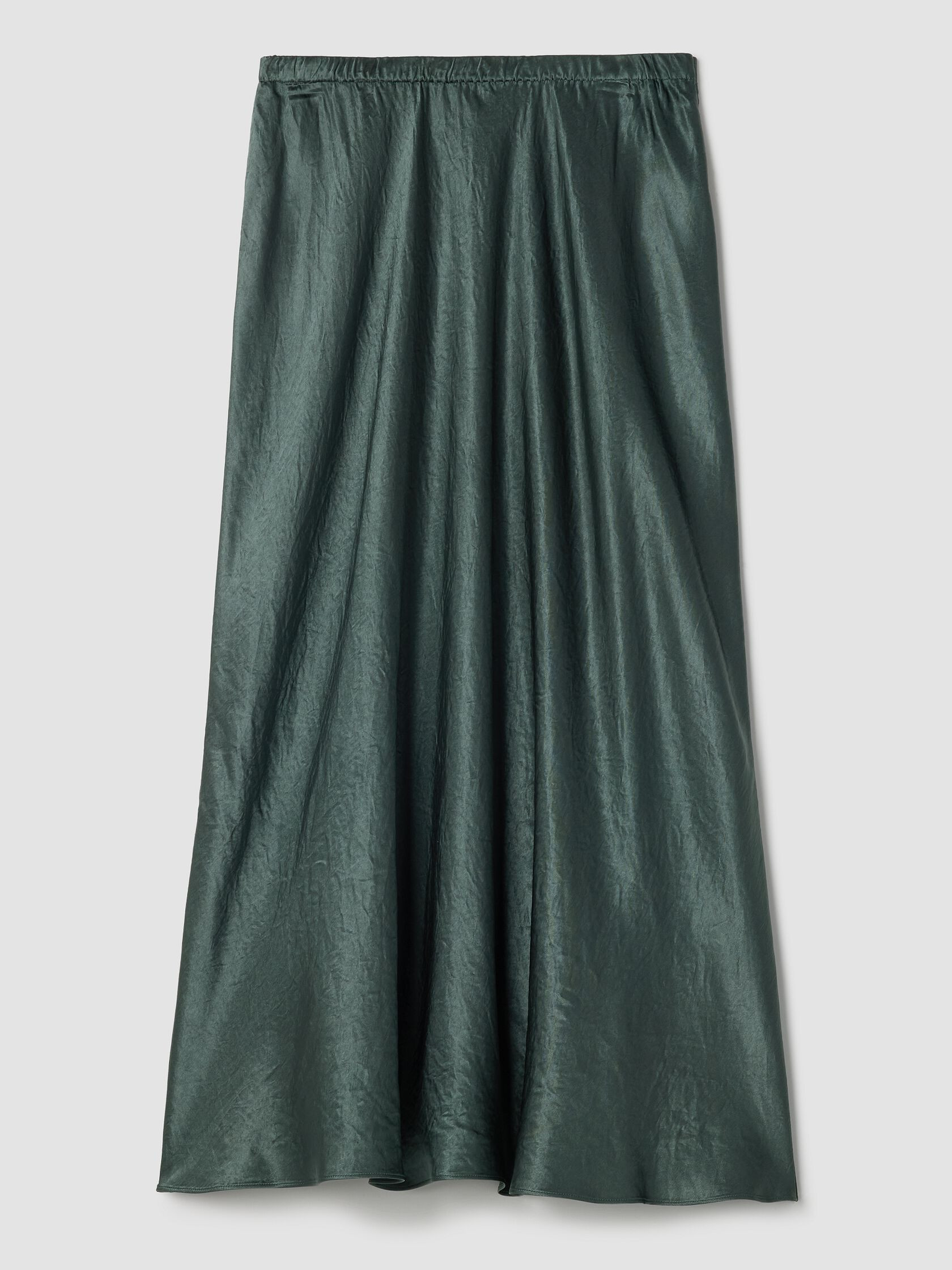 Textured Satin Slip Skirt | Eileen Fisher