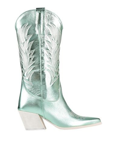 Noa A. Woman Boot Light green Size 8 Leather | YOOX (US)