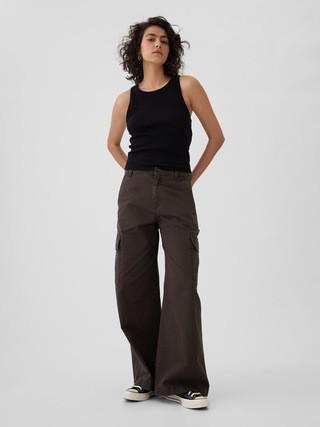 Low Rise Cargo Baggy Khakis | Gap (CA)