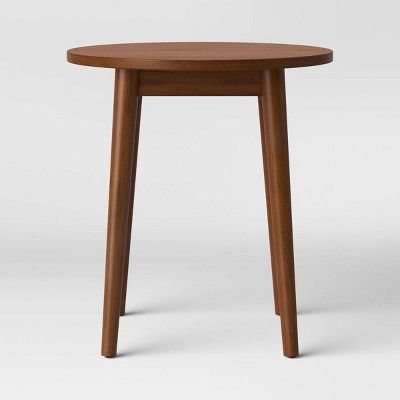 Ellwood Round Wood End Table Brown - Project 62&#8482; | Target