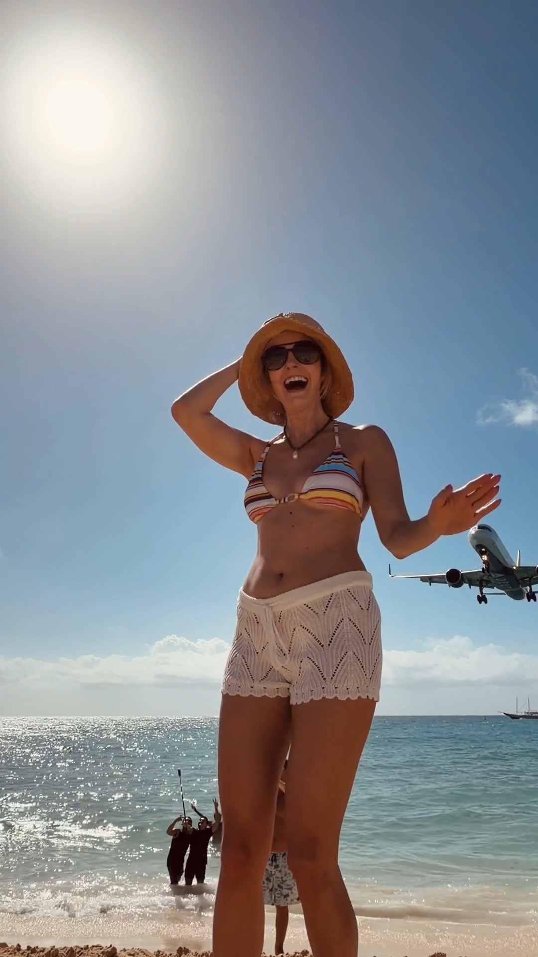 One of the @Cupshe  bikinis which I packed to St. Marteen spring break vacation - available in more colors! Wearing size S!

Swimwear • striped bikini • resort wear • beach vacation • beach outfit • bikini 

#LTKTall #LTKTravel #LTKgrwm