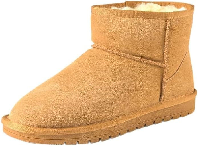 KoraraLion Boston Mini Boots for Women, Women's Mini Snow Boots, Warm Fur Lined Winter Snow Warm ... | Amazon (US)