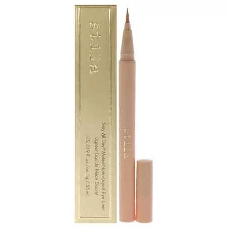Stila Stay All Day Muted-Neon Liquid Eye Liner - Peach Party 0.019 oz Eyeliner | Walmart (US)