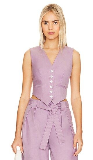 Brielle Vest in Light Purple | Revolve Clothing (Global)