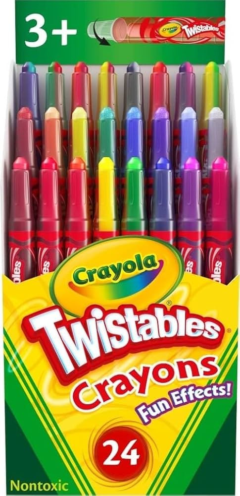 Crayola Twistables Crayons for Kids (24ct) Cute School Supplies for Toddlers, Preschool, Kinderga... | Amazon (US)