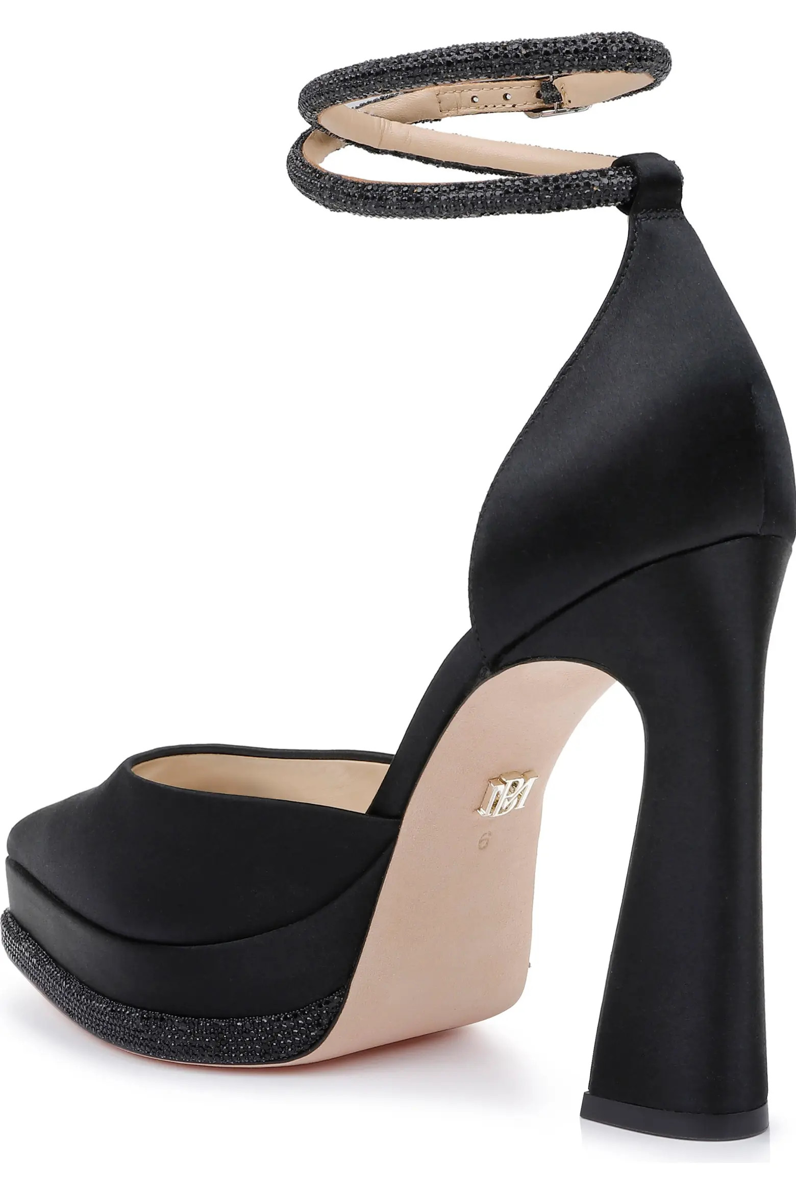 Badgley Mischka Collection Eliana Ankle Strap Platform Pointed Toe Pump (Women) | Nordstrom | Nordstrom