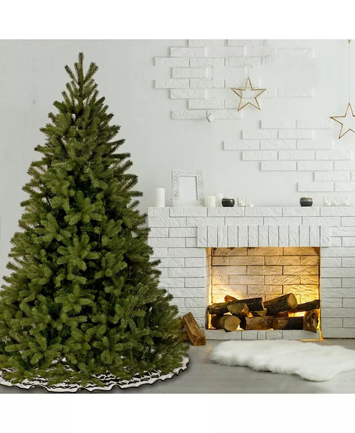 National Tree 7' "Feel Real" Down Swept Douglas Fir Hinged Tree | Macy's