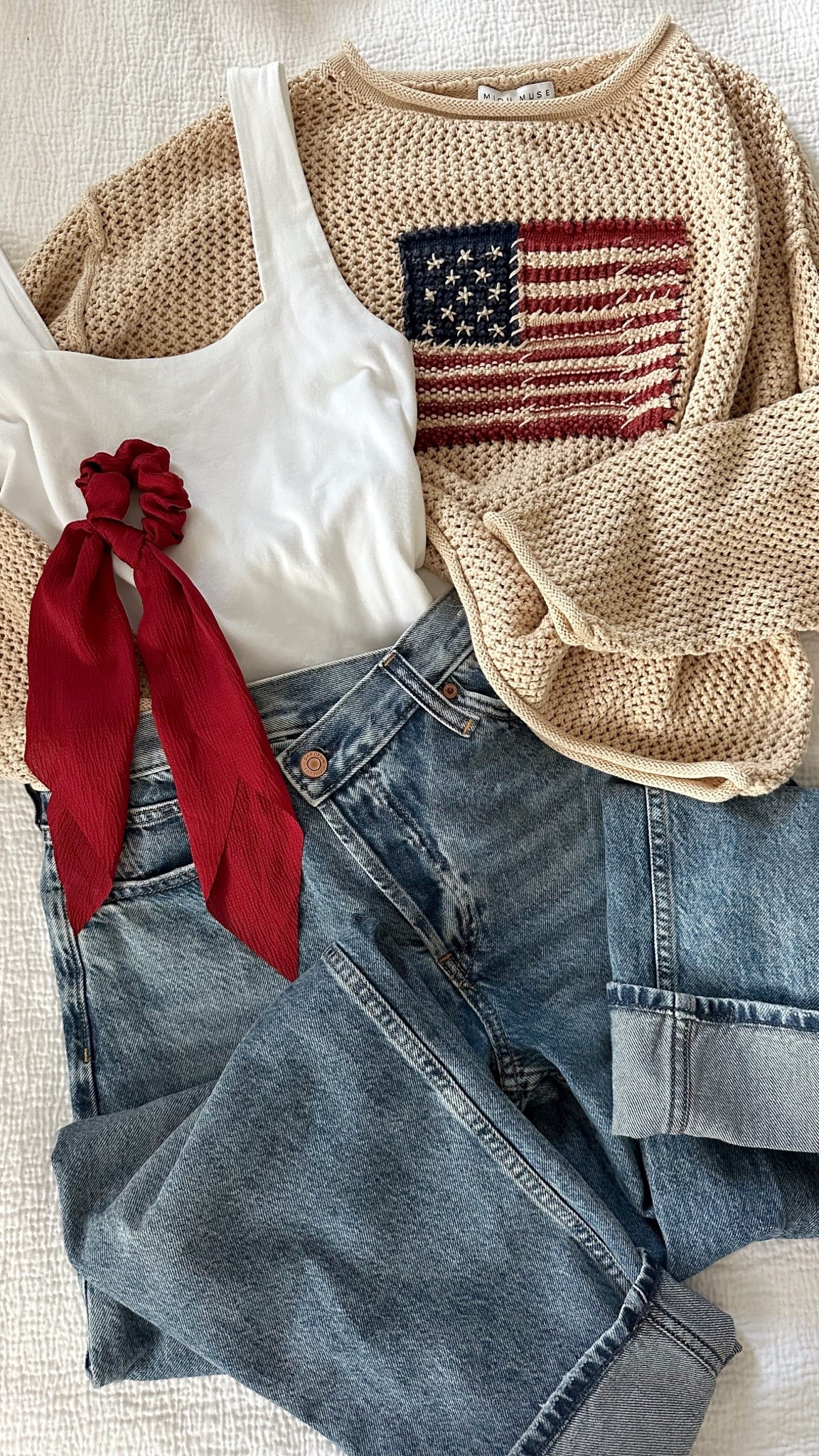Fourth of July outfit inspo 🇺🇸

SIZING:
Everything is true to size but always recommend sizing up one in barrel jeans for a more relaxed fit 

#LTKStyleTip #LTKSeasonal #LTKFindsUnder50
