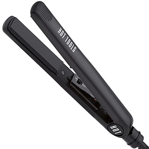 Hot Tools Professional Nano Ceramic Flat Iron for Smooth Styles, 1 Inch | Amazon (US)