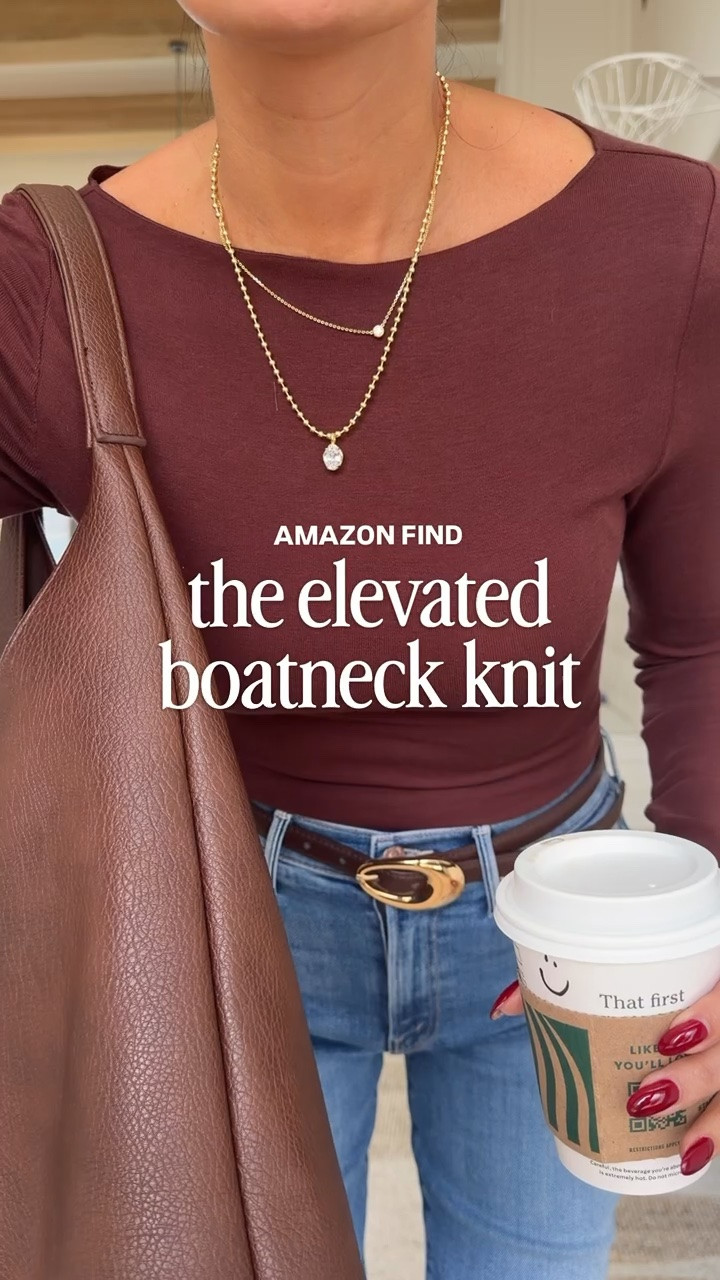 Elevated boatneck knit tees from Amazon! There are so flattering and comfy! I’m wearing size small 

Fall outfit, Amazon fashion, bucket bag, brown leather bag, mom outfit, date night outfit

#LTKootd #LTKOver40 #LTKgrwm