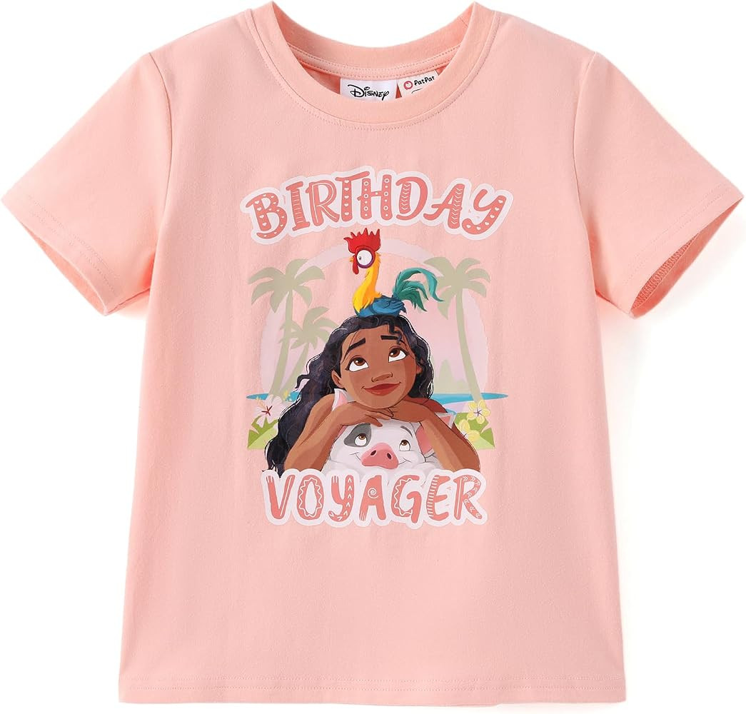 Disney Kids Birthday Shirts 2-9Y, Cute Graphic Tees, Birthday Party Outfit | Amazon (US)