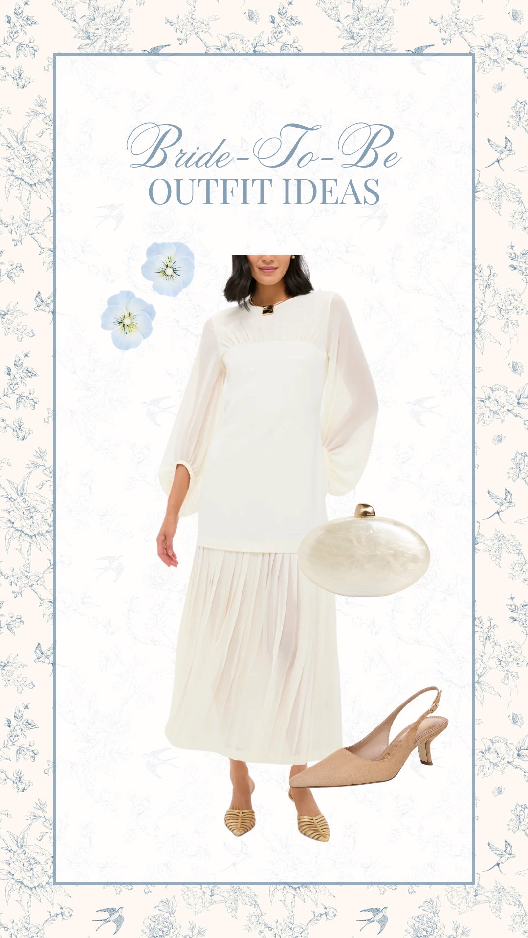 Outfit idea for the bride to be!