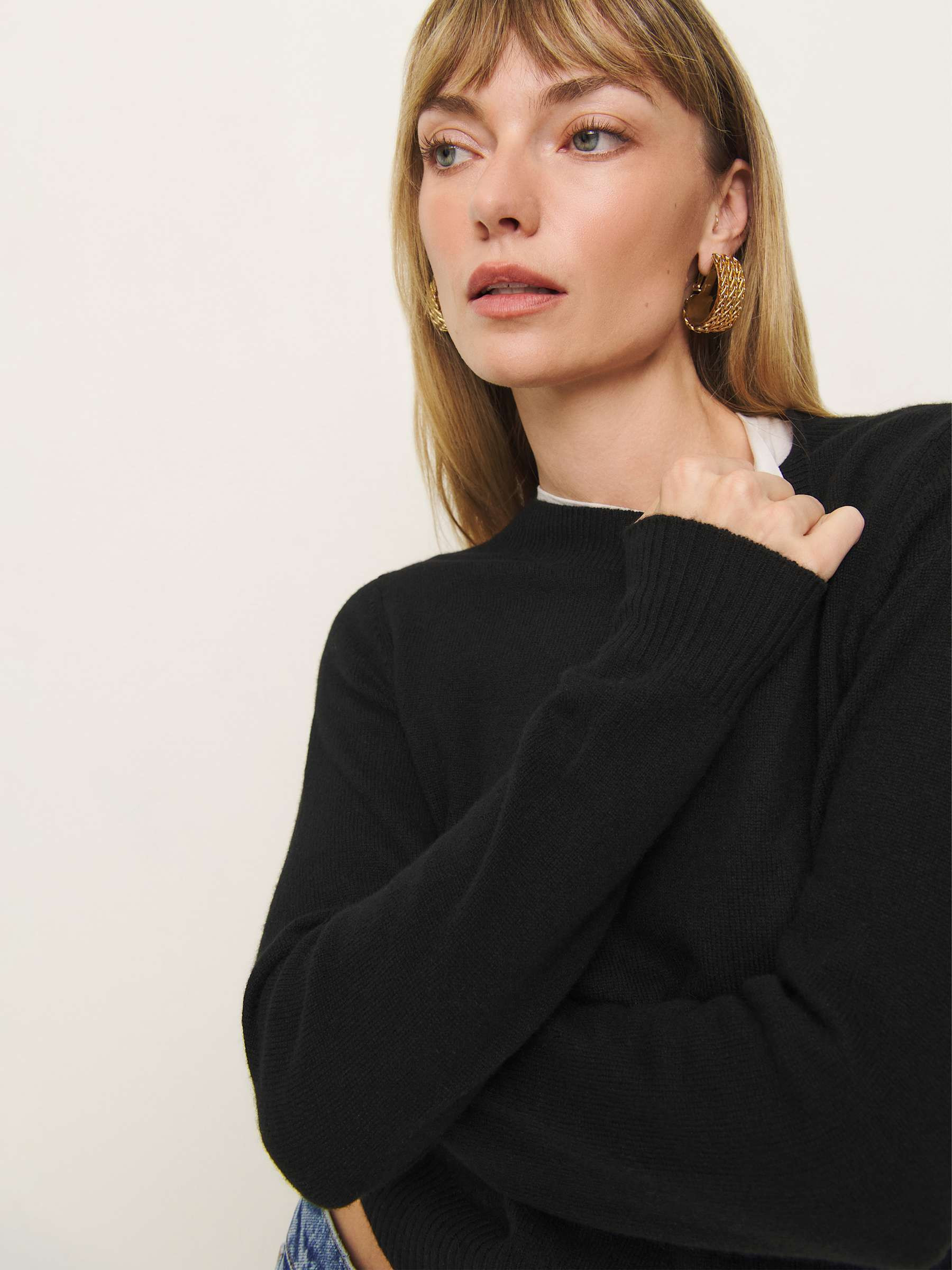 Dana Cashmere Crew Sweater | Reformation (Global)
