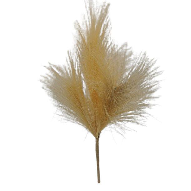 Mainstays Harvest 10" Artificial White Pampas Grass, Reeds Artificial Pick, Beige | Walmart (US)