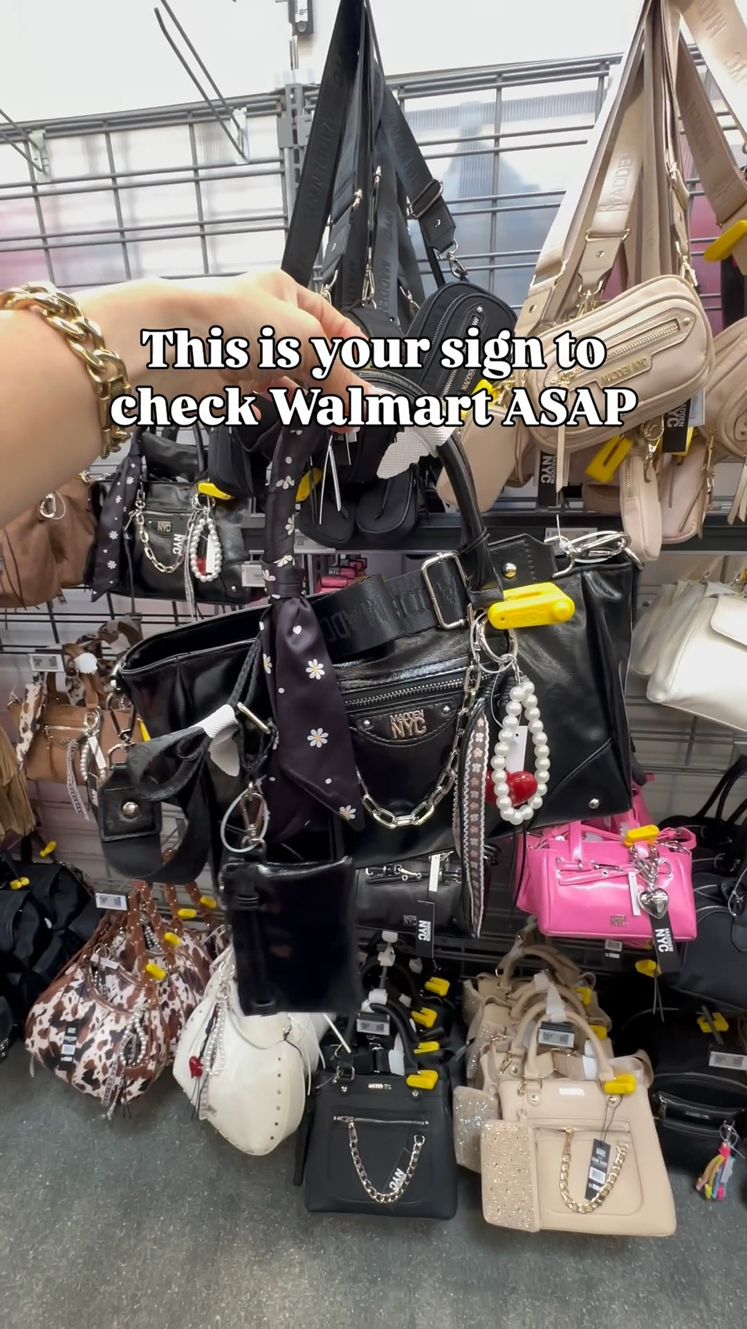 These Madden NYC bags at Walmart are dangerously cute 💕! 
The pink one with the charms = a Y2K dream 💖.  Affordable, trendy, and honestly giving designer vibes without the price tag 👏.

#LTKSaleAlert #LTKFestival #LTKTravel