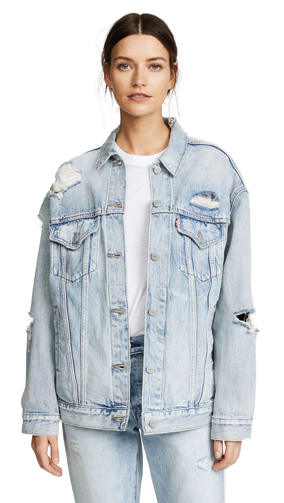 Levi's Baggy Distressed Trucker Jacket | Shopbop