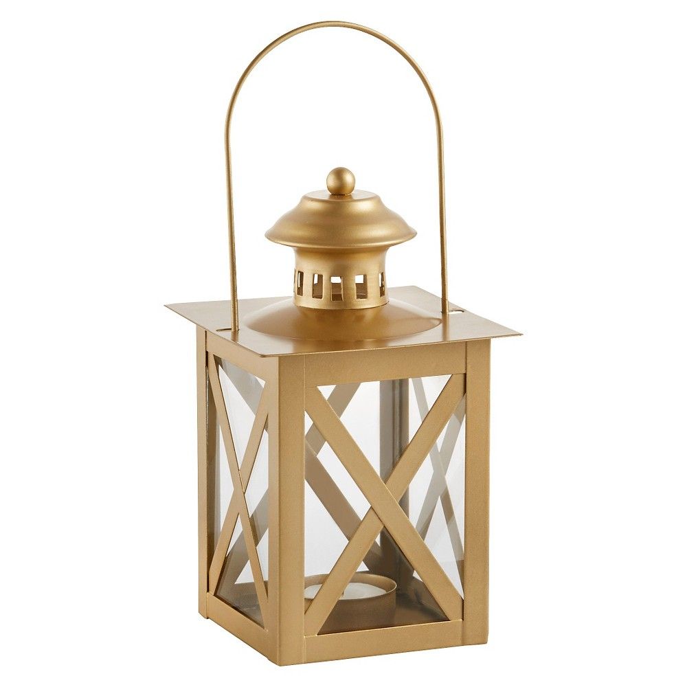 3ct Classic Candle Lantern Gold - Kate Aspen | Target