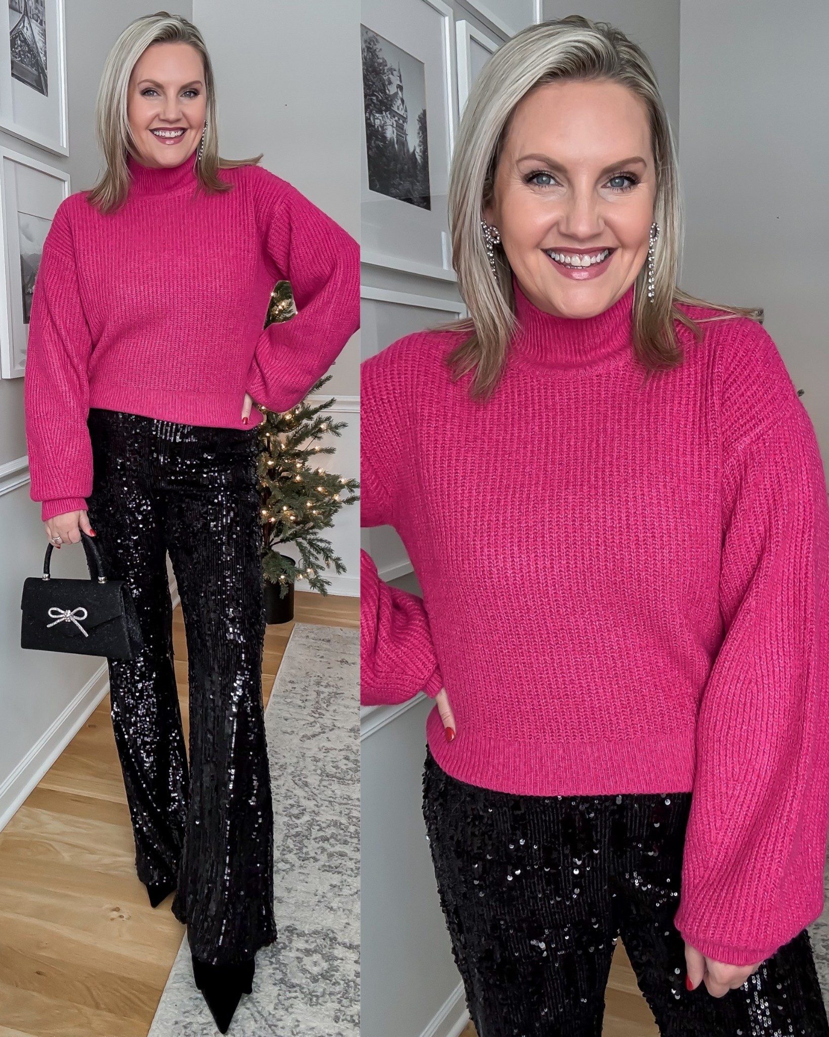 Such a fun outfit for a holiday party or New Year’s Eve! I’m in size small in the sweater and medium in the sequin pants.


#LTKOver40 #LTKHoliday #LTKFindsUnder50
