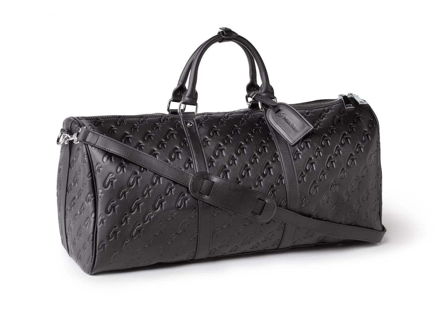 MONOGRAM UNISEX DUFFLE BAG - BLACK | Glam-Aholic Lifestyle