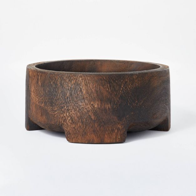 Dark Wood Bowl - Threshold&#8482; designed with Studio McGee | Target