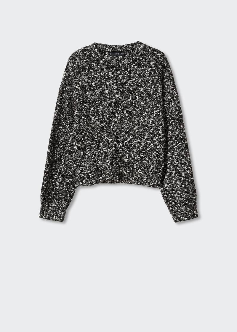 Pull-over chiné col rond | MANGO (FR)