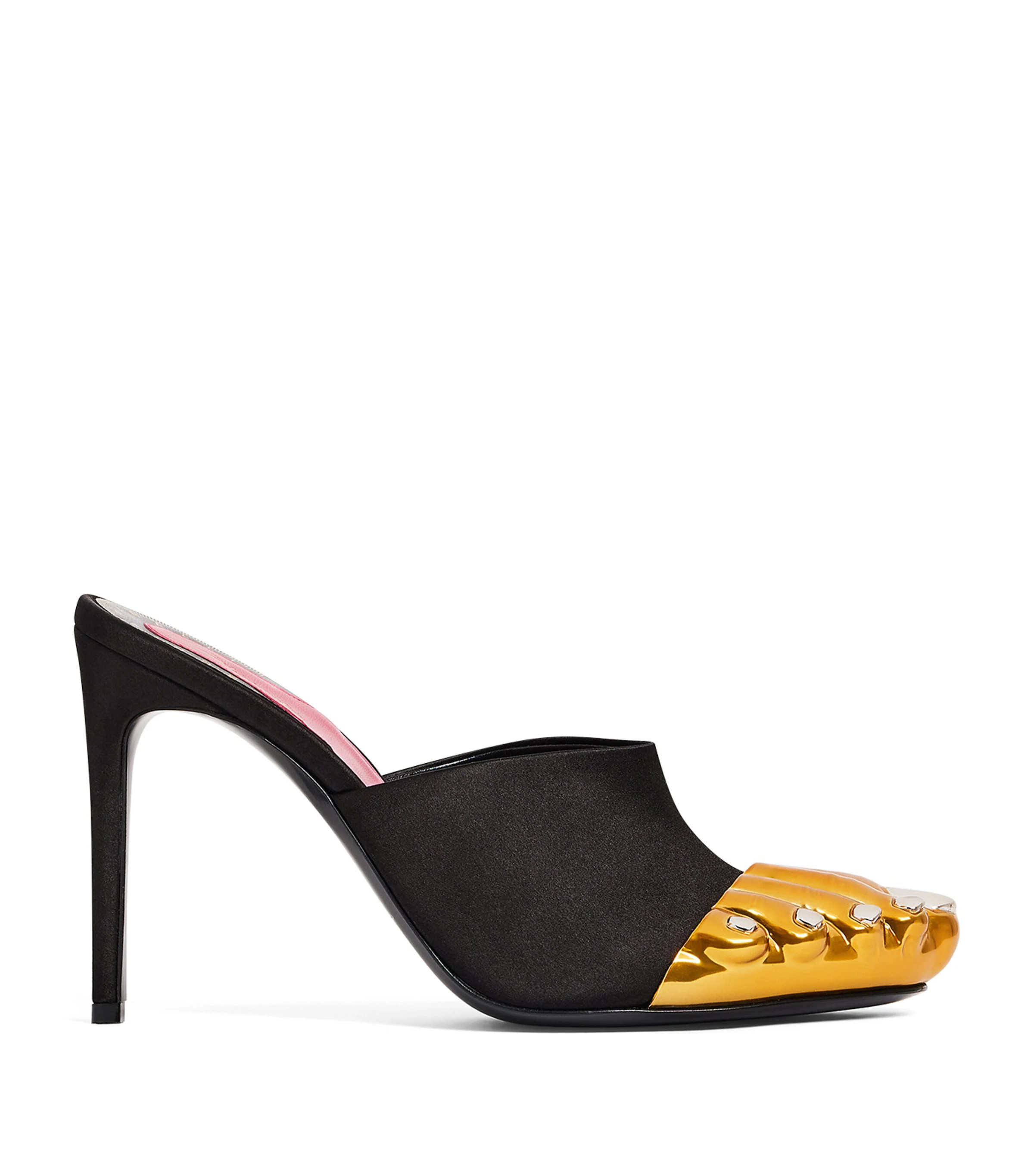 Schiaparelli Trompe-l'Oeil Heeled Mules 105 | Harrods UK