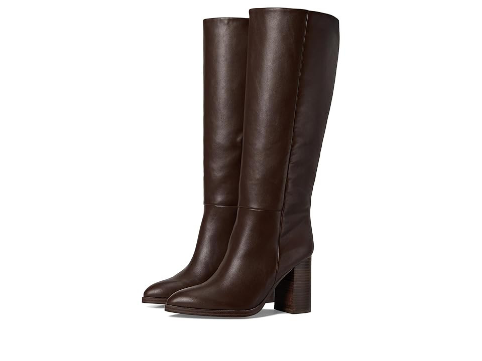 DV by Dolce Vita Bardonny Wide Calf Women's Boots Brown Smooth : 9.5 M, Synthetic | Zappos