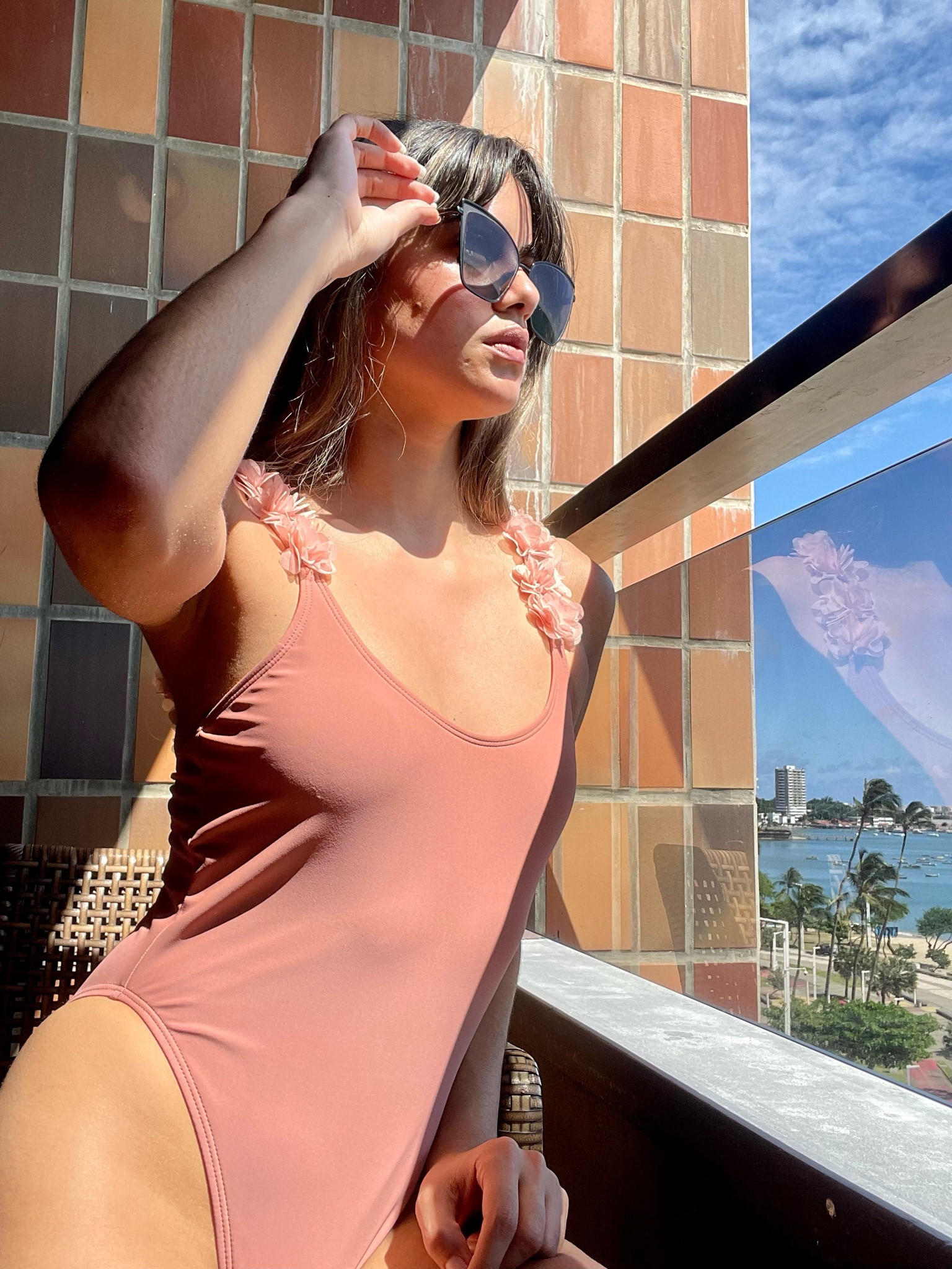 Gorgeous swimsuit with beautiful details. Perfect swimsuit for your next vacation! One piece swimsuit with floral appliqué. Comfortable and sexy one piece appliqué floral one piece swimsuit. #swim #onepiece #swimsuit #floral #floralapplique #onepieceswimsuit #vacationready

#LTKsalealert #LTKtravel #LTKswim