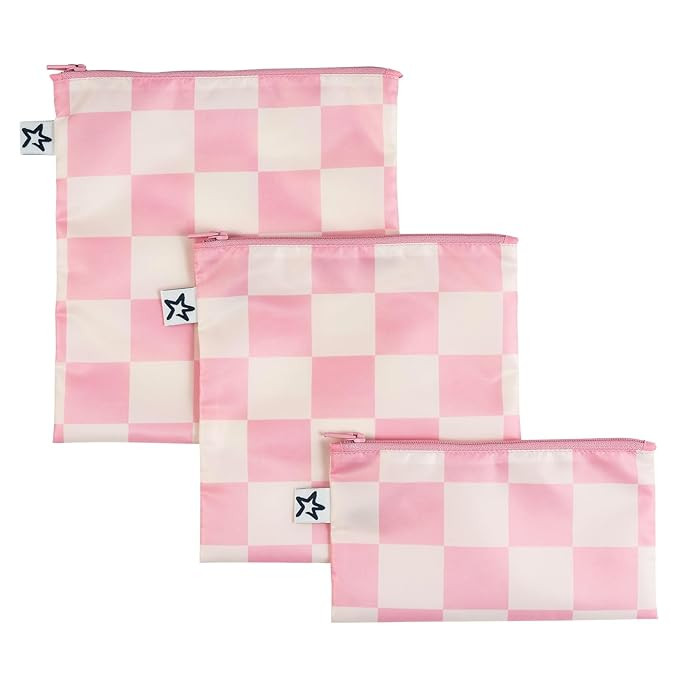 Tiny Twinkle 3 Pack Reusable Snack Bags - Machine Washable, PFAS, PVC, BPA, Phthalate-Free Reusab... | Amazon (US)