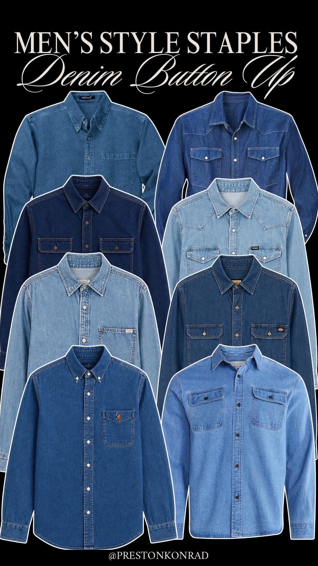 Denim button-ups are a men’s style staple 🤍 So many good options to wear now + all season long

#LTKootd #LTKgrwm #LTKSeasonal