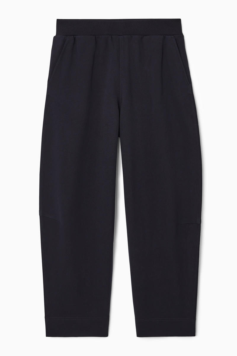 Barrel-Leg Jersey Joggers | COS UK