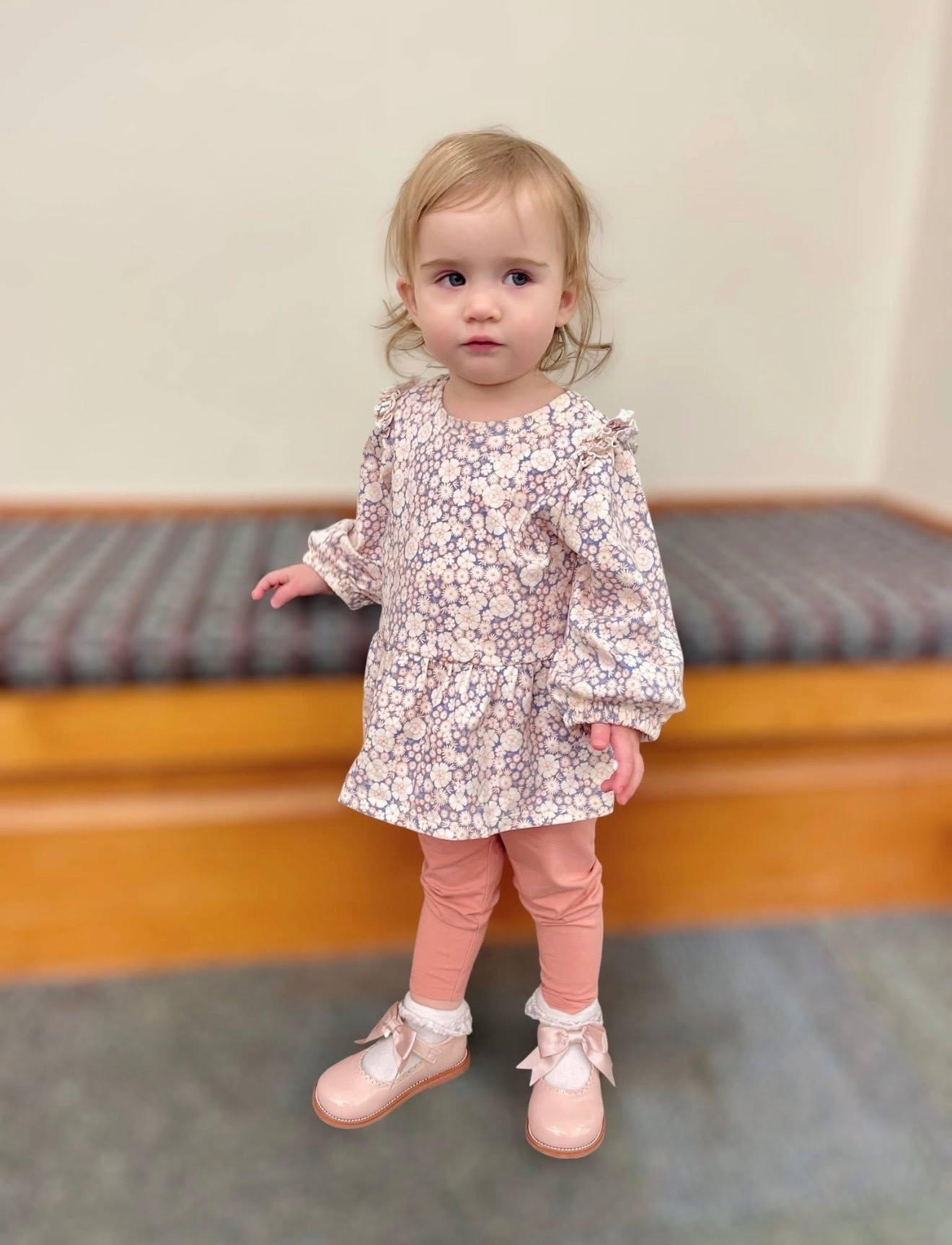 Sweet Floral Toddler Outfit 🌸🎀

The sweetest little outfit for fall family photos, church, birthday parties, or everyday moments that deserve something extra special. 🤍 This floral tunic paired with soft blush leggings, lace ruffle socks, and classic bow shoes creates the prettiest timeless look that’s as comfortable as it is adorable.

The soft neutral florals and blush pink details make this an outfit you’ll reach for all season long, and those bow shoes are the perfect finishing touch! 🌸✨

✨ I’ve linked the floral tunic, matching leggings, bow shoes, lace socks, and similar pieces to recreate this darling outfit.

toddler girl outfit • floral toddler dress • blush pink leggings • bow shoes • lace ruffle socks • classic children’s clothing • fall toddler fashion • family photo outfit • church outfit • little girl style • feminine toddler outfit • timeless kids fashion • neutral floral outfit • boutique-inspired style • toddler wardrobe essentials 🎀🌸🤍

#LTKBaby #LTKKids #LTKmomlife
