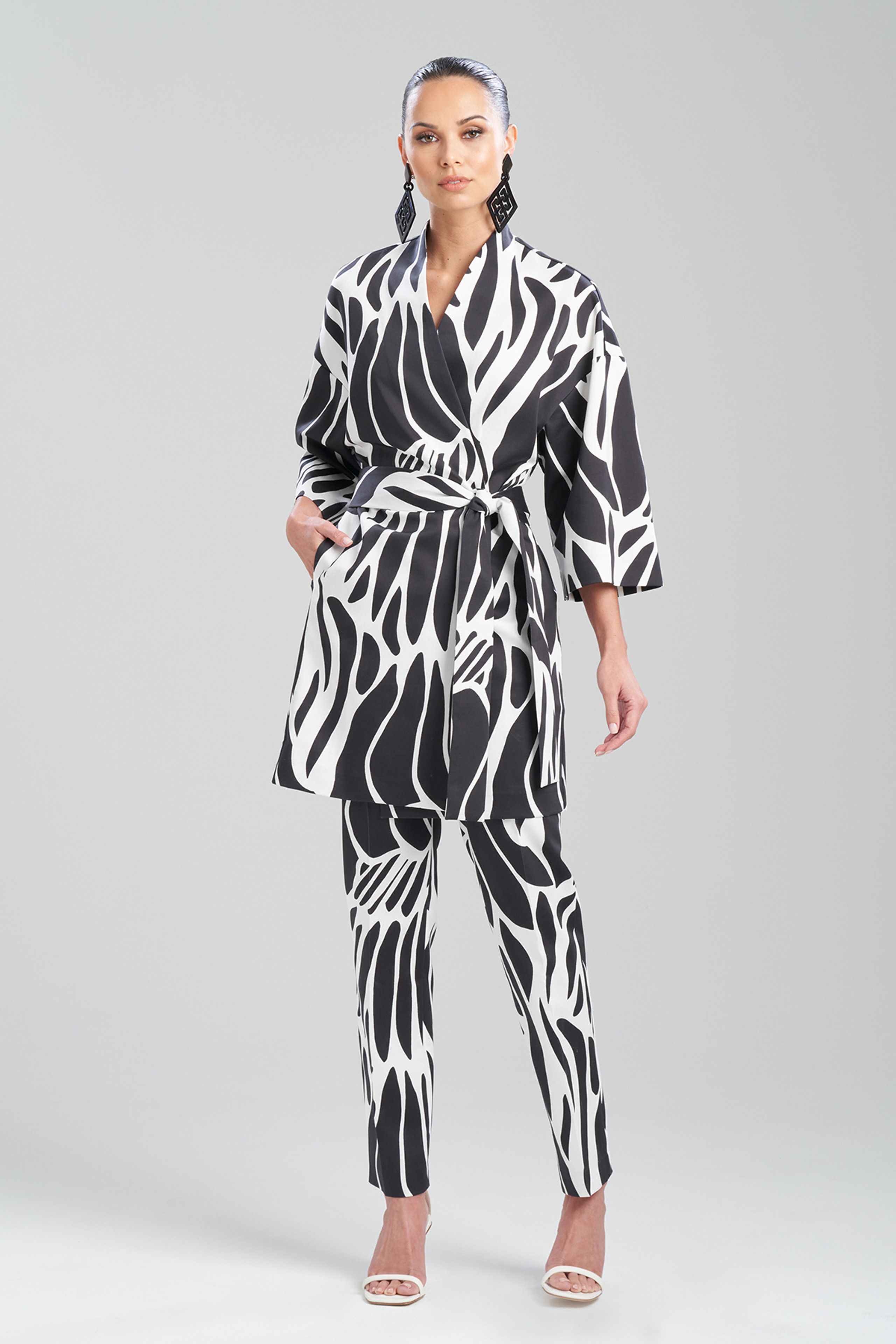 Nagashi Cotton Chino Belted Topper | Natori