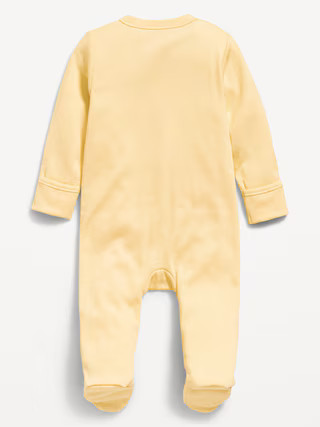 Ribbed 2-Way-Zip Sleep & Play Footed One-Piece for Baby | Old Navy (US)